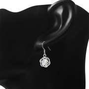 Mother of Pearl Sterling Silver Earrings, e367h